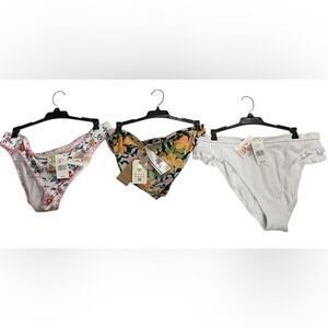 NWT LOT (3 Total) 2-Jessica Simpson Women's XL Bikini Bottom PLUS 1-Billa‎ Bong